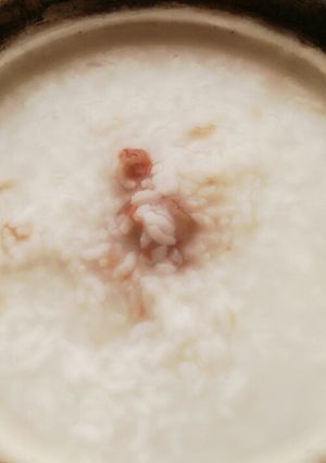 ハチミツ梅干しで簡単お粥-レシピのメイン写真