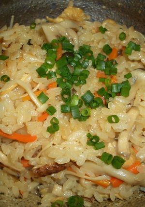 簡単きのこの炊き込みご飯!-レシピのメイン写真