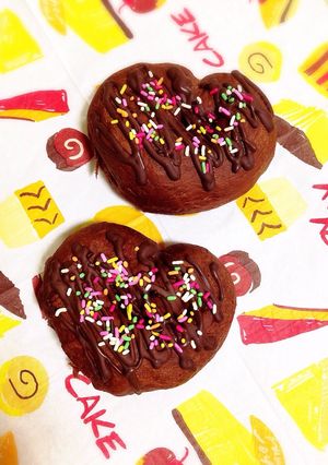 ♡バレンタインにハート形のチョコパン♡-レシピのメイン写真