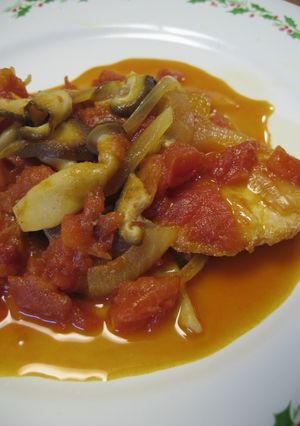 タラときのこのトマトソース煮込み-レシピのメイン写真