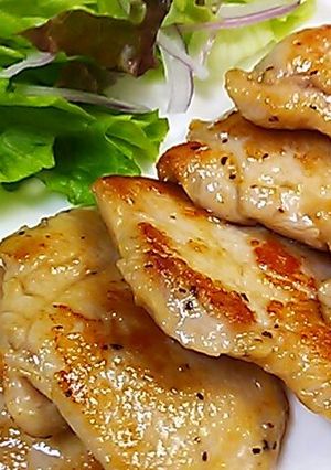 ＊鶏むね肉〓ごま油焼き＊-レシピのメイン写真