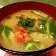 オクラ入りキムチ納豆汁♪