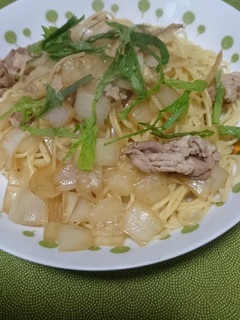☆豚肉ときのこのポン酢スパゲッティ☆-レシピのメイン写真