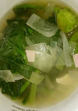 簡単手早く・ほうれん草スープ-レシピのメイン写真