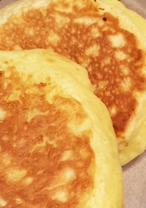 簡単パンケーキ カッテージチーズ入り♪-レシピのメイン写真