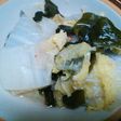 白菜とワカメの蟹の煮浸し♡