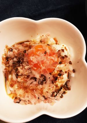 簡単☆美味しい！乗せるだけ卵かつお冷奴♩-レシピのメイン写真