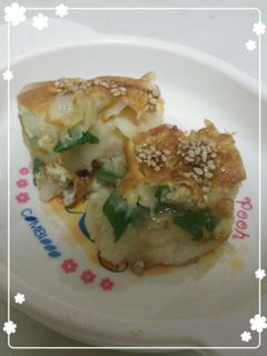 簡単♪フライパンでネギ焼き♪♪♪-レシピのメイン写真