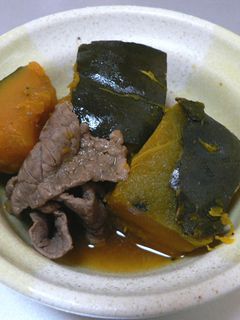 牛肉とかぼちゃの煮物-レシピのメイン写真