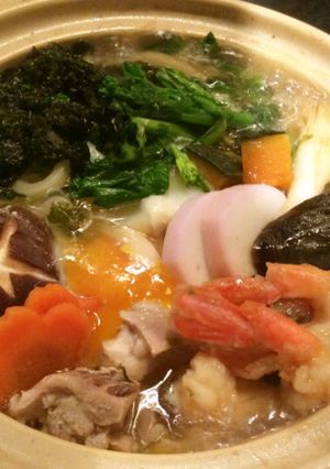 えッきゃべつ？お腹にやさしい鍋焼きうどん-レシピのメイン写真