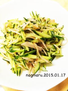きゅうりとハムの中華和え-レシピのメイン写真