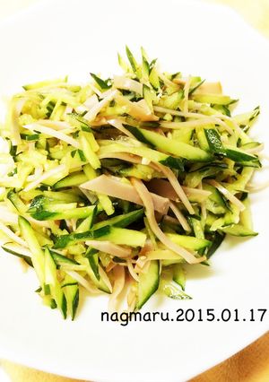 きゅうりとハムの中華和え-レシピのメイン写真