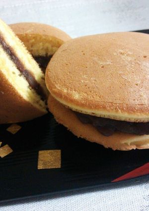 材料４つの☆簡単どら焼き-レシピのメイン写真