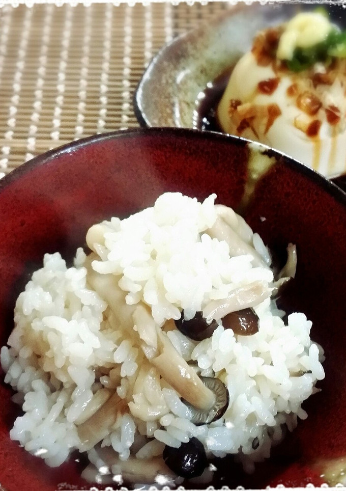 めんつゆで 簡単しめじご飯♪-レシピのメイン写真