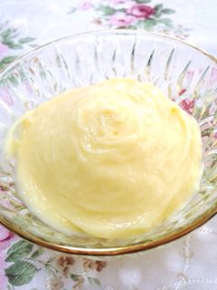 レンジで簡単♪ なめらかカスタード♡-レシピのメイン写真