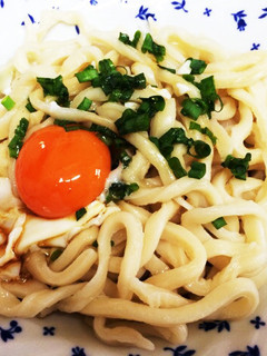 HBで簡単、手打ちうどん!讃岐風温玉-レシピのメイン写真