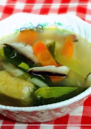 ☆長ネギと椎茸の中華スープ☆冷え性対策-レシピのメイン写真