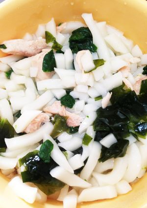 離乳食に味噌風味の鮭うどん-レシピのメイン写真