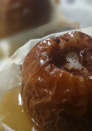 シャキッとろ~りな焼きりんご-レシピのメイン写真