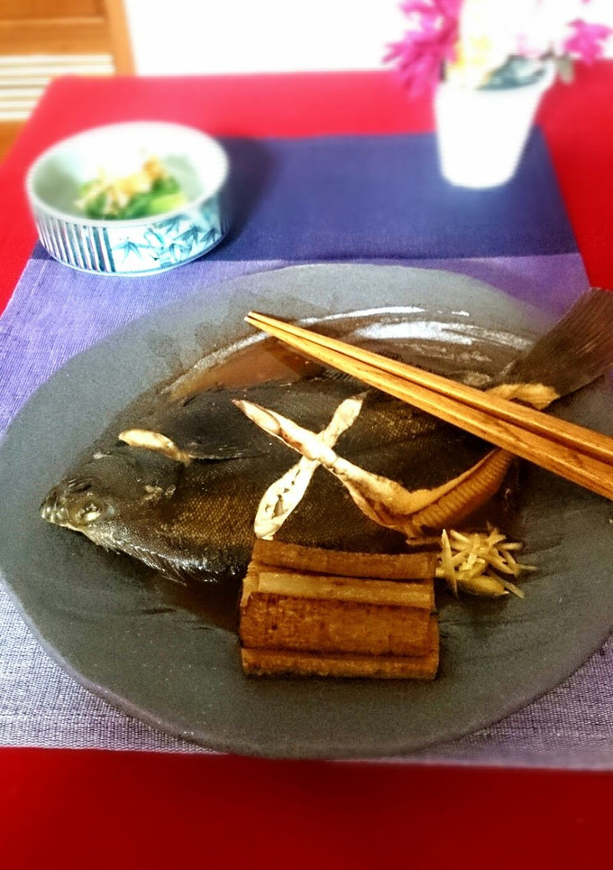 姿を美しく保つカレイの煮付け-レシピのメイン写真