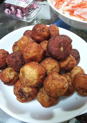 ヘルシー☆彡おから豆腐入りチキンボール♪-レシピのメイン写真