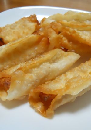 干し芋の餃子の皮包み揚げ-レシピのメイン写真