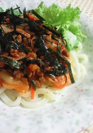 ごま油de納豆キムチ-レシピのメイン写真