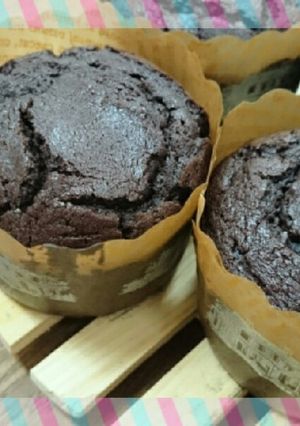 濃厚チョコDE♬リッチ☆カップケーキ-レシピのメイン写真