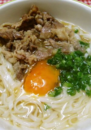 ★糖質０ｇ麺で美味しい＊肉うどん風＊♪-レシピのメイン写真