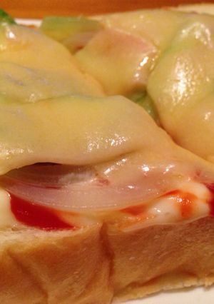 朝食に♡簡単おいしいピザトースト♪♪-レシピのメイン写真
