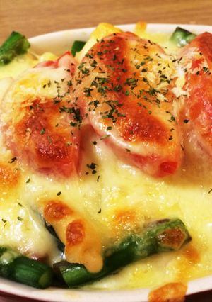 絶品☆ほうれん草のトマトクリームグラタン-レシピのメイン写真