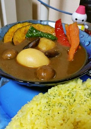 ホトチンコスープカレー（ＨＯＴ珍子使用）-レシピのメイン写真