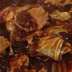 รูปของ 簡単☆豚肉と春雨とキャベツの炒め煮