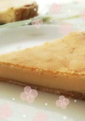 チーズケーキ＊パイ皿で♪-レシピのメイン写真