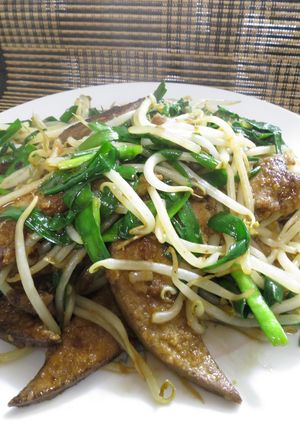 町の定食屋っぽい「大皿レバニラ」-レシピのメイン写真
