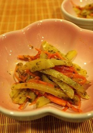 意外といける！カレー味のきんぴら-レシピのメイン写真