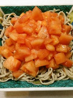 そばトマト十割蕎麦-レシピのメイン写真