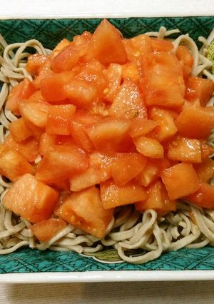 そばトマト十割蕎麦-レシピのメイン写真