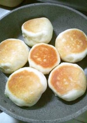 レンジ発酵パンのフライパン焼き-レシピのメイン写真