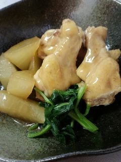 鶏手羽元と大根の煮付け-レシピのメイン写真