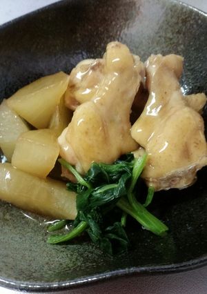 鶏手羽元と大根の煮付け-レシピのメイン写真