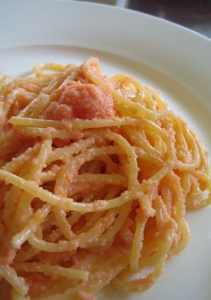 たらこたっぷり♪明太子パスタ-レシピのメイン写真