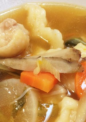 お家にある野菜で美味しいすいとん-レシピのメイン写真