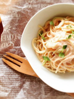 簡単♪めんつゆが隠し味!たらこスパゲティ-レシピのメイン写真