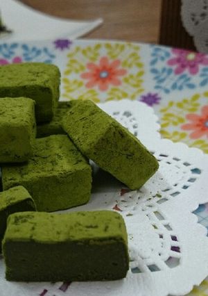 バレンタインに♡濃厚ほろ苦♬抹茶ショコラ-レシピのメイン写真