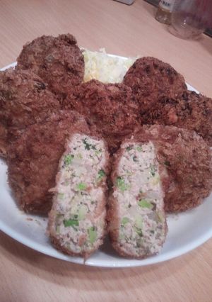 無卵ヘルシーかさ増し★豆腐入りメンチカツ-レシピのメイン写真