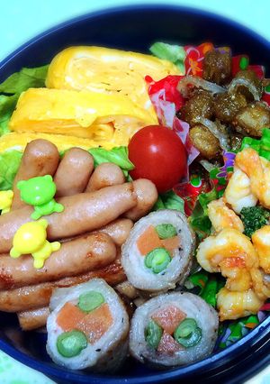 お弁当に、あと一品、簡単海老炒め♡-レシピのメイン写真