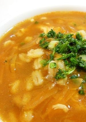 大麦のスープ（イラン風トマトシチュー）-レシピのメイン写真