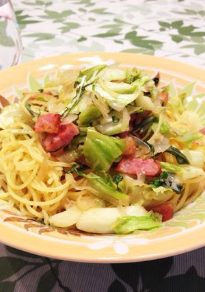 キャベツと塩レモンのパスタ-レシピのメイン写真