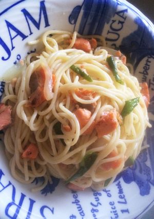 フライパン一つ!お刺身 サーモンのパスタ-レシピのメイン写真